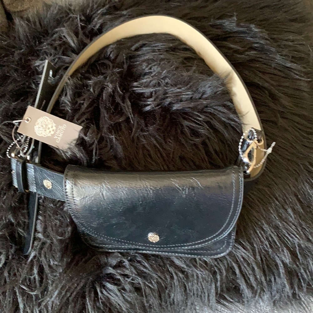 Black wallet belt